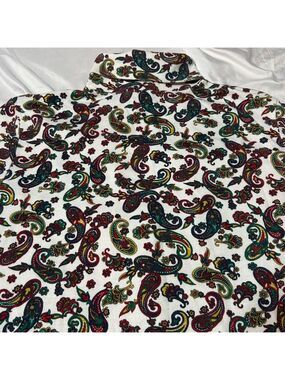 Vintage 90s Studio Works & Co. Paisley Women’s Turtleneck Sz Large